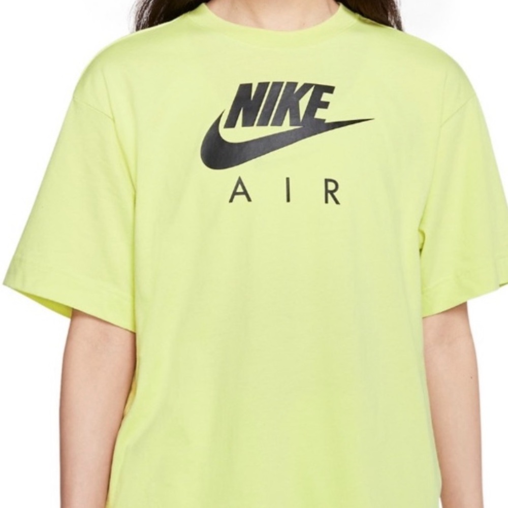 Size Medium Nike Air neon green cotton logo t-shirt size M